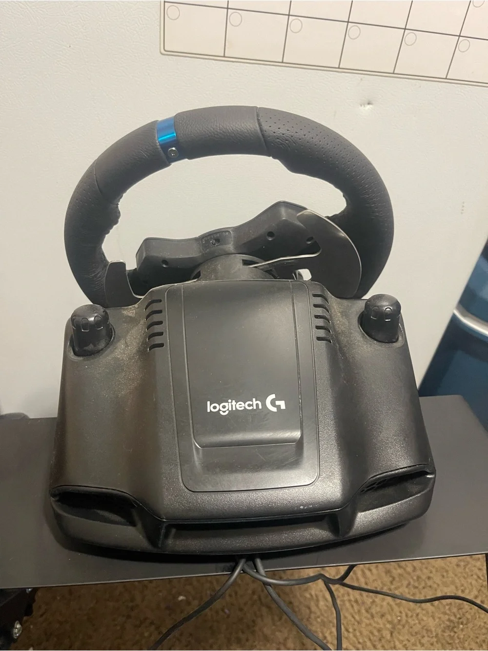 Logitech Racing Wheel Controller - Black with Blue and Red Accents